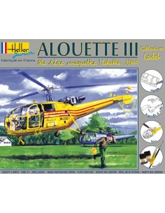 HELLER 49045 1/100 - SA 319 ALOUETTE III - LCDP - Radiocommande.fr