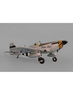 Avion Phoenix Model P-51 Mustang gris/vert 50-60cc GP/EP ARF 2.19m - LCDP - Radiocommande.fr