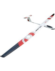 Planeur Robbe Modellsport Cyclone XT 6,2m PNP avec fuselage en fibre de verre Ailes en 4 parties avec bordage abachi PLANEUR RC